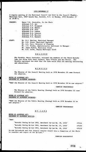 27-Nov-1978 Meeting Minutes pdf thumbnail