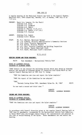 22-Jul-1985 Meeting Minutes pdf thumbnail