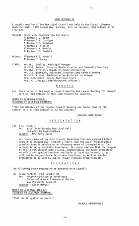 11-Oct-1988 Meeting Minutes pdf thumbnail