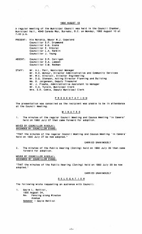 10-Aug-1992 Meeting Minutes pdf thumbnail
