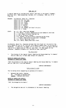 27-Jul-1992 Meeting Minutes pdf thumbnail