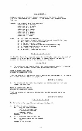 30-Nov-1992 Meeting Minutes pdf thumbnail