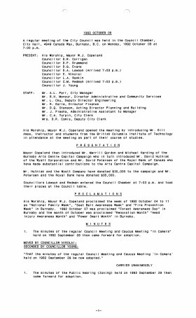 5-Oct-1992 Meeting Minutes pdf thumbnail