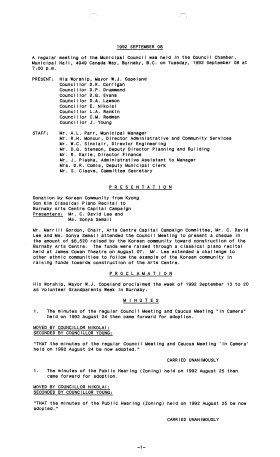 8-Sep-1992 Meeting Minutes pdf thumbnail