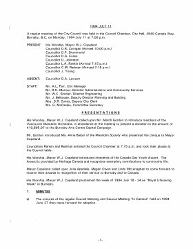 11-Jul-1994 Meeting Minutes pdf thumbnail