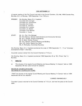12-Sep-1994 Meeting Minutes pdf thumbnail