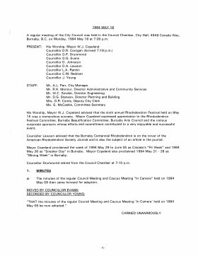 16-May-1994 Meeting Minutes pdf thumbnail