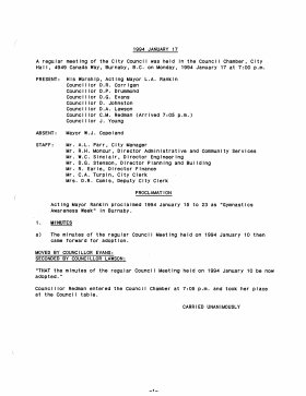 17-Jan-1994 Meeting Minutes pdf thumbnail