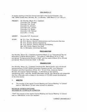 21-Mar-1994 Meeting Minutes pdf thumbnail