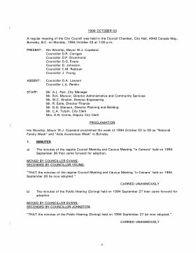 3-Oct-1994 Meeting Minutes pdf thumbnail