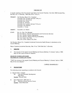 9-May-1994 Meeting Minutes pdf thumbnail