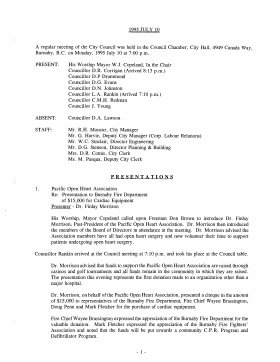 10-Jul-1995 Meeting Minutes pdf thumbnail