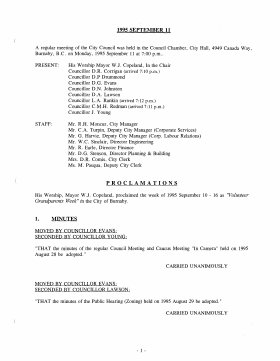 11-Sep-1995 Meeting Minutes pdf thumbnail
