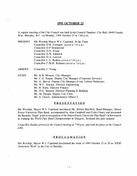 23-Oct-1995 Meeting Minutes pdf thumbnail