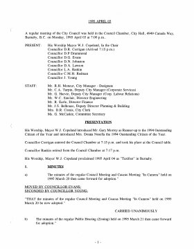 3-Apr-1995 Meeting Minutes pdf thumbnail