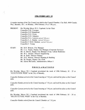 19-Feb-1996 Meeting Minutes pdf thumbnail