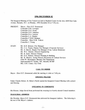 2-Dec-1996 Meeting Minutes pdf thumbnail