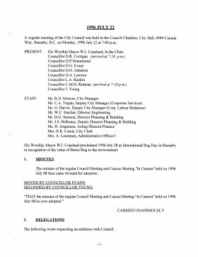 22-Jul-1996 Meeting Minutes pdf thumbnail