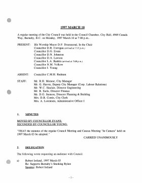 10-Mar-1997 Meeting Minutes pdf thumbnail