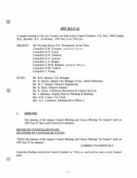 21-Jul-1997 Meeting Minutes pdf thumbnail