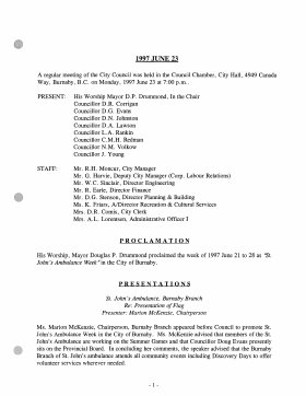 23-Jun-1997 Meeting Minutes pdf thumbnail