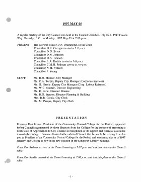 5-May-1997 Meeting Minutes pdf thumbnail
