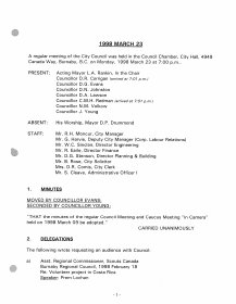 23-Mar-1998 Meeting Minutes pdf thumbnail