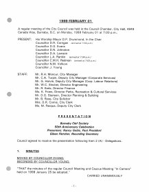 1-Feb-1999 Meeting Minutes pdf thumbnail