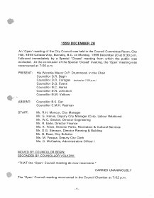 20-Dec-1999 Meeting Minutes pdf thumbnail