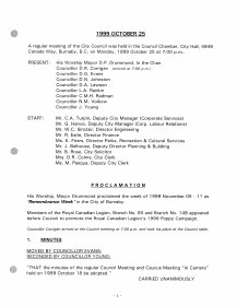 25-Oct-1999 Meeting Minutes pdf thumbnail