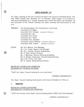 12-Aug-2002 Meeting Minutes pdf thumbnail