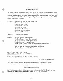 17-Mar-2003 Meeting Minutes pdf thumbnail