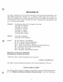 25-Aug-2003 Meeting Minutes pdf thumbnail