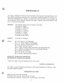 27-Nov-2006 Meeting Minutes pdf thumbnail