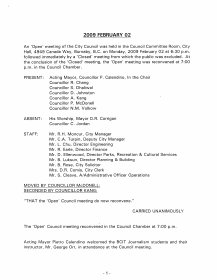 2-Feb-2009 Meeting Minutes pdf thumbnail