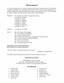 2-Nov-2009 Meeting Minutes pdf thumbnail