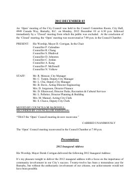 3-Dec-2012 Meeting Minutes pdf thumbnail
