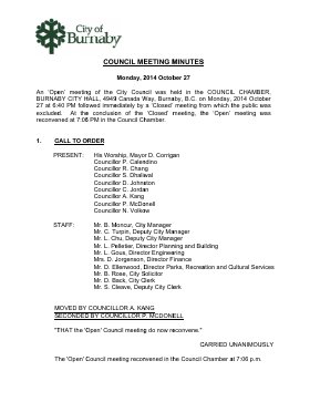 27-Oct-2014 Meeting Minutes pdf thumbnail