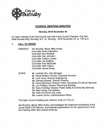 26-Nov-2018 Meeting Minutes pdf thumbnail