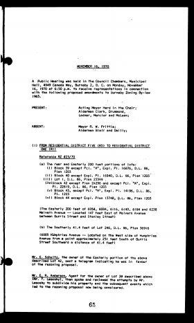 16-Nov-1970 Meeting Minutes pdf thumbnail