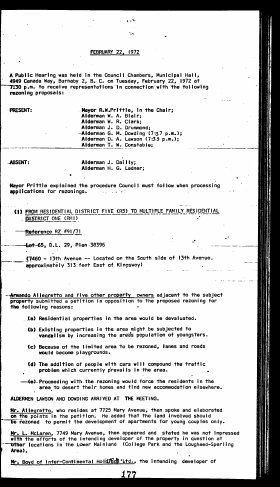 22-Feb-1972 Meeting Minutes pdf thumbnail