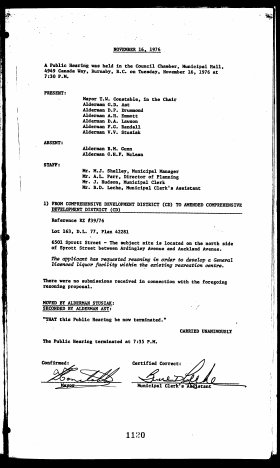 16-Nov-1976 Meeting Minutes pdf thumbnail