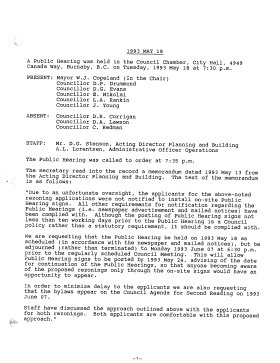 18-May-1993 Meeting Minutes pdf thumbnail