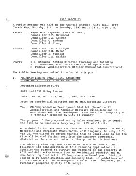 23-Mar-1993 Meeting Minutes pdf thumbnail