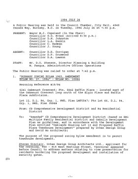 26-Jul-1994 Meeting Minutes pdf thumbnail