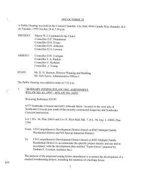 24-Oct-1995 Meeting Minutes pdf thumbnail
