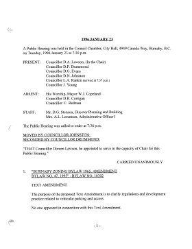 23-Jan-1996 Meeting Minutes pdf thumbnail