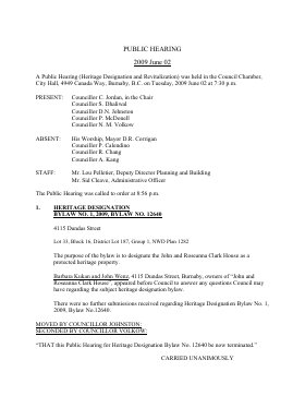 2-Jun-2009 Meeting Minutes pdf thumbnail