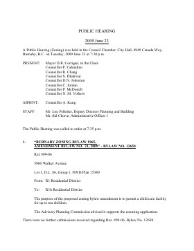 23-Jun-2009 Meeting Minutes pdf thumbnail