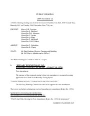 24-Nov-2009 Meeting Minutes pdf thumbnail